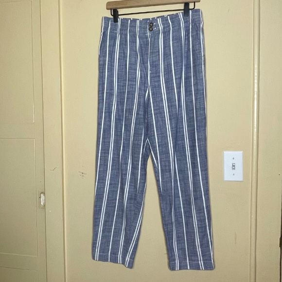 Marine Layer Pants & Jumpsuits Marine Layer Blue And White Striped — free download